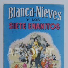 Tebeos: SERIE DE CUENTOS AYER, HOY Y MAÑANA Nº 4 - BLANCANIEVES Y LOS SIETE ENANITOS - EDITORIAL ROMA 1960