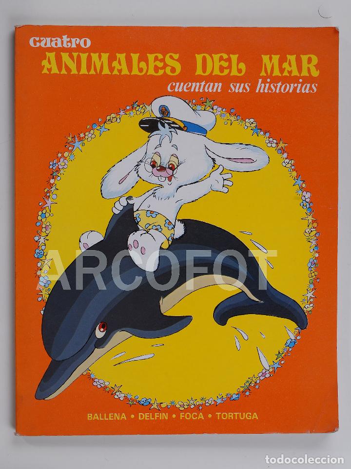 Tebeos: COLECCI&Oacute;N ANIMALES AMIGOS VOLUMEN II - CUATRO ANIMALES DEL MAR CUENTAN SUS HISTORIAS - SUSAETA 1983