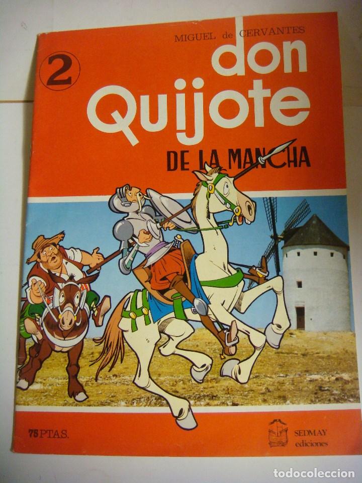 Tebeos: COMICS DE DON QUIJOTE DE MANCHA N&ordm;.-2 Y 3 DE SEDMAY(#) - Foto 1