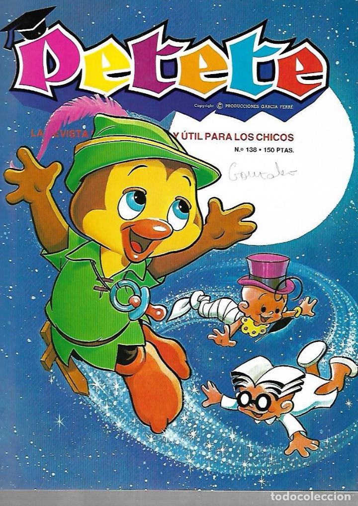 Tebeos: TEBEO INFANTIL. PETETE. N&ordm; 138. A&Ntilde;O III - Foto 1