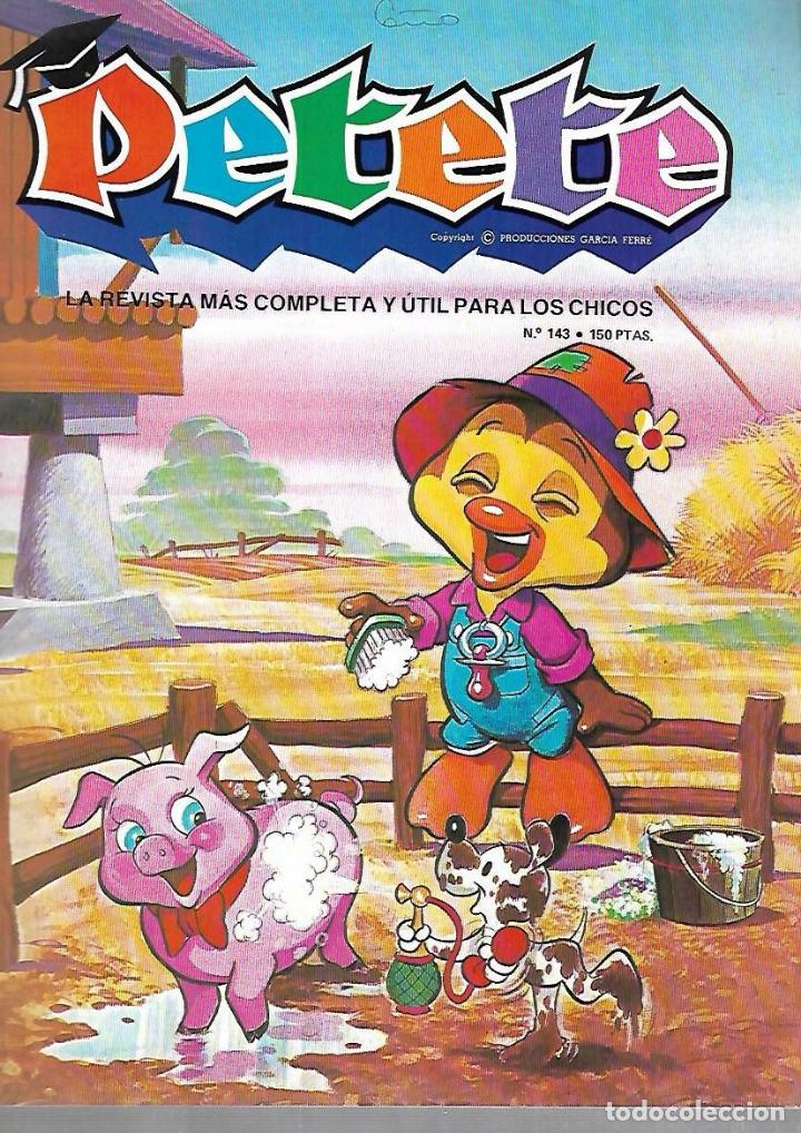Tebeos: TEBEO INFANTIL. PETETE. N&ordm; 143. A&Ntilde;O III - Foto 1