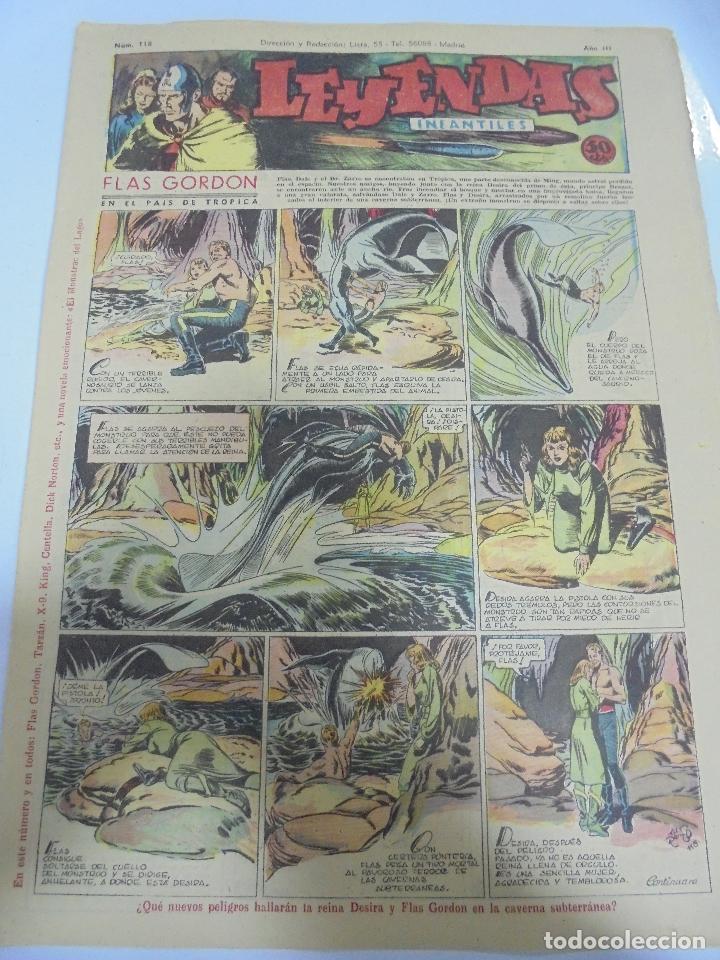 Comics: TEBEO. LEYENDAS INFANTILES. A&Ntilde;O III. N&ordm; 118. PERFECTO ESTADO.