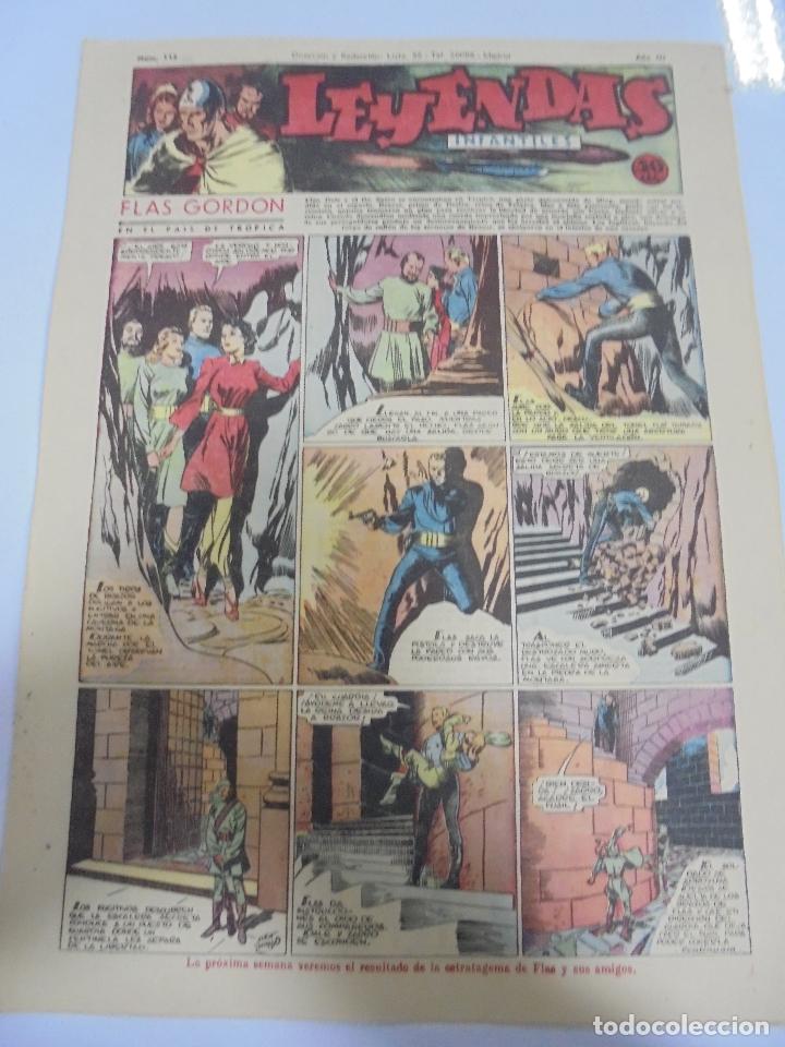 Comics: TEBEO. LEYENDAS INFANTILES. A&Ntilde;O III. N&ordm; 113. PERFECTO ESTADO.