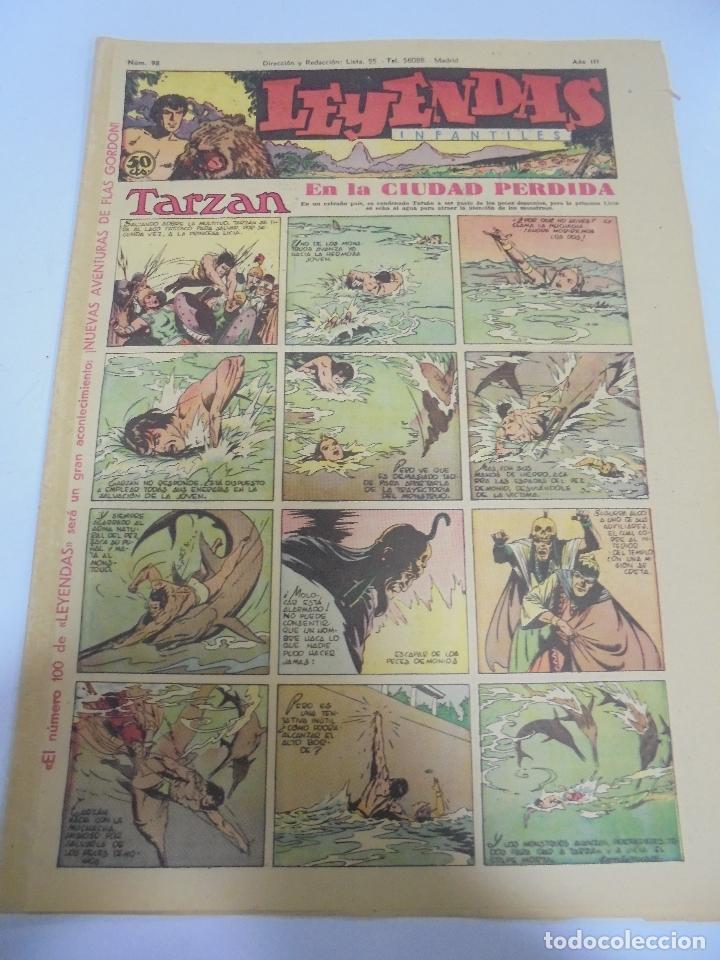 BDs: TEBEO. LEYENDAS INFANTILES. A&Ntilde;O III. N&ordm; 98. PERFECTO ESTADO.