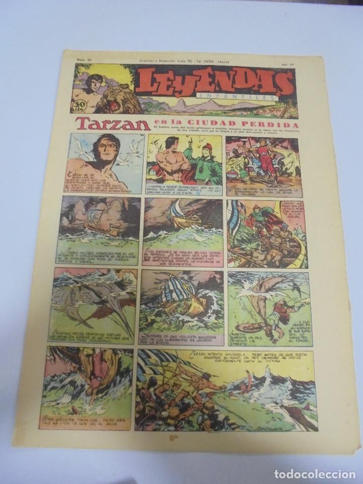 BDs: TEBEO. LEYENDAS INFANTILES. A&Ntilde;O III. N&ordm; 93. PERFECTO ESTADO.