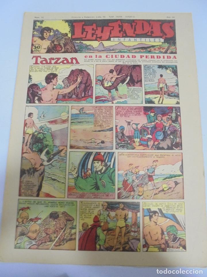 BDs: TEBEO. LEYENDAS INFANTILES. A&Ntilde;O III. N&ordm; 92. PERFECTO ESTADO.