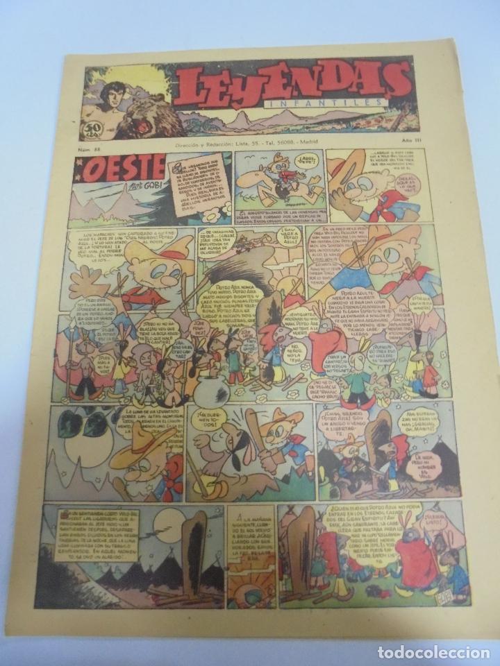 BDs: TEBEO. LEYENDAS INFANTILES. A&Ntilde;O III. N&ordm; 88. PERFECTO ESTADO.