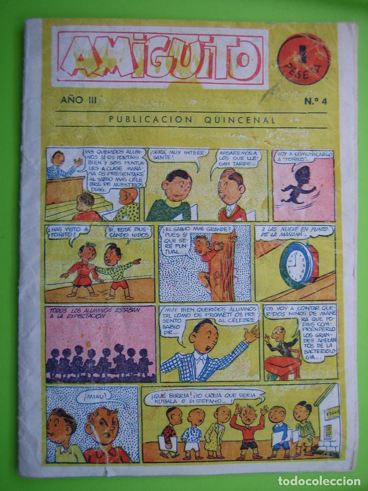 Tebeos: Antiguo tebeo Amiguitos n4 - Foto 1