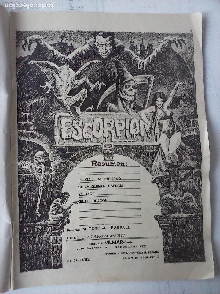 Tebeos: ESCORPION N&ordm; 63 - Foto 2
