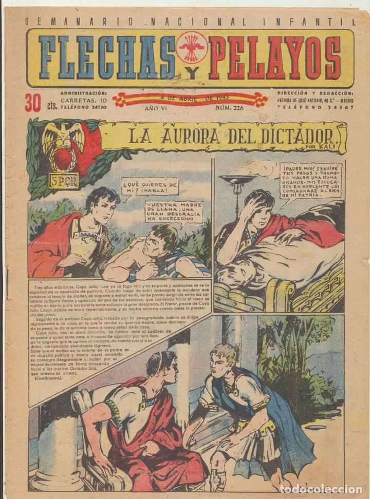 Tebeos: Flechas y Pelayos n&ordm; 226. FE Y JONS 1938 - Foto 1