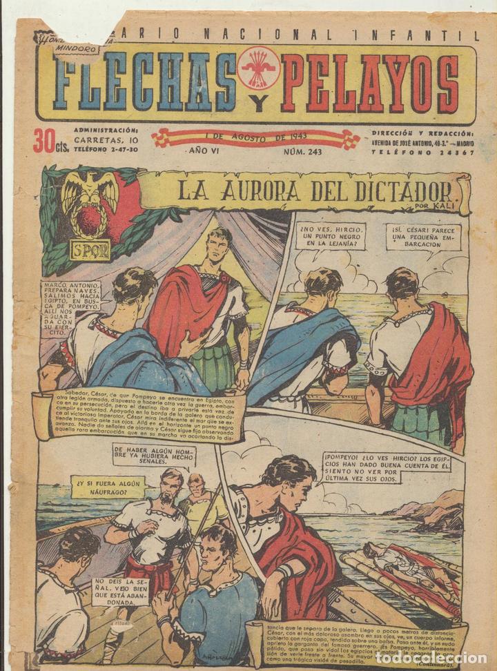 Tebeos: Flechas y Pelayos n&ordm; 243. FE Y JONS 1938 - Foto 1