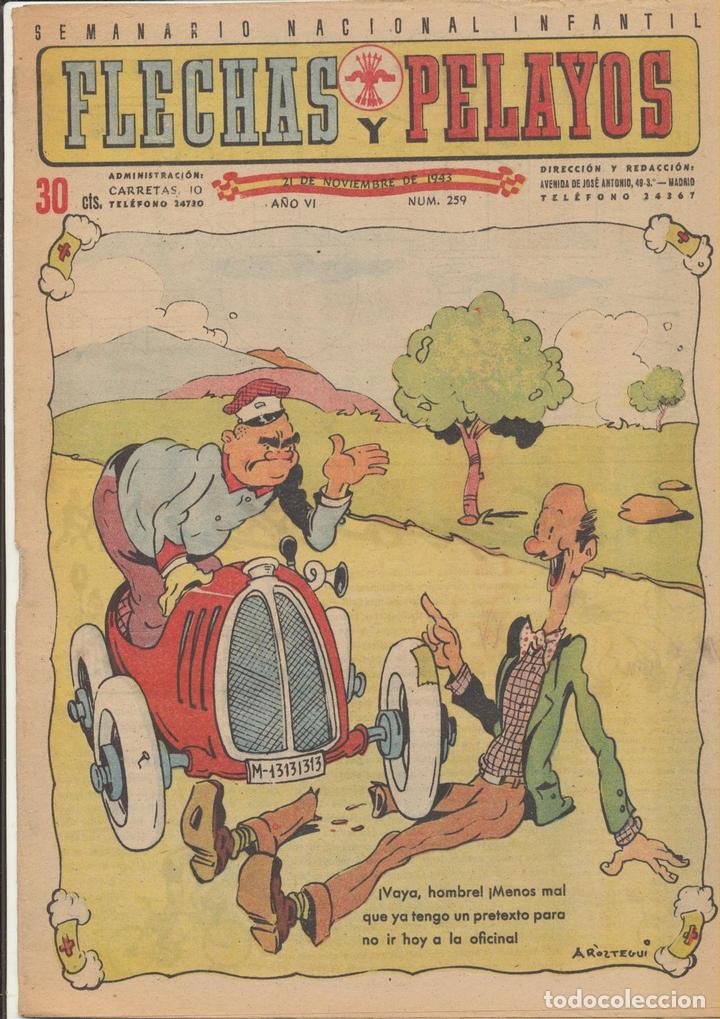 Tebeos: Flechas y Pelayos n&ordm; 259. FE Y JONS 1938 - Foto 1