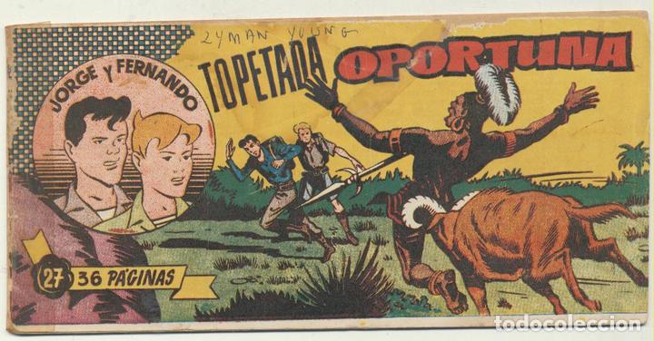 Tebeos: Jorge y Fernando n&ordm; 27. Hispano Americana - Foto 1