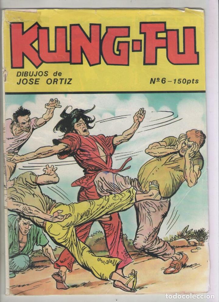 Tebeos: kung-fu-a&ntilde;o 1987-iru-b/n-formato grapa-n&ordm; 6-gracias amigo