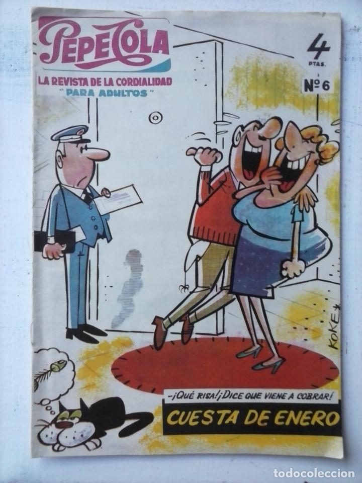 Tebeos: PEPE COLA N&ordm; 6 - EDITORIAL MATEU 1959 - Foto 1