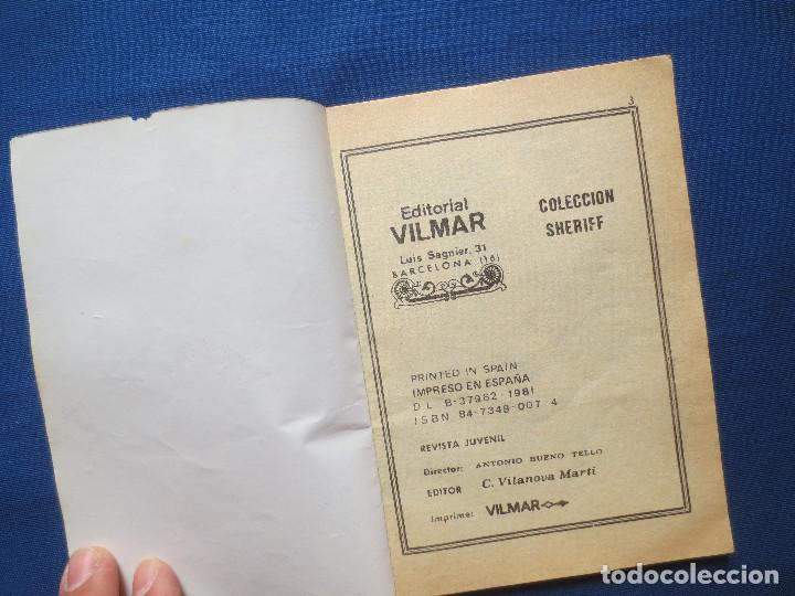 Tebeos: SHERIFF - LA CIUDAD DE LOS MUERTOS - EDITORIAL VILMAR 1981 - Foto 2