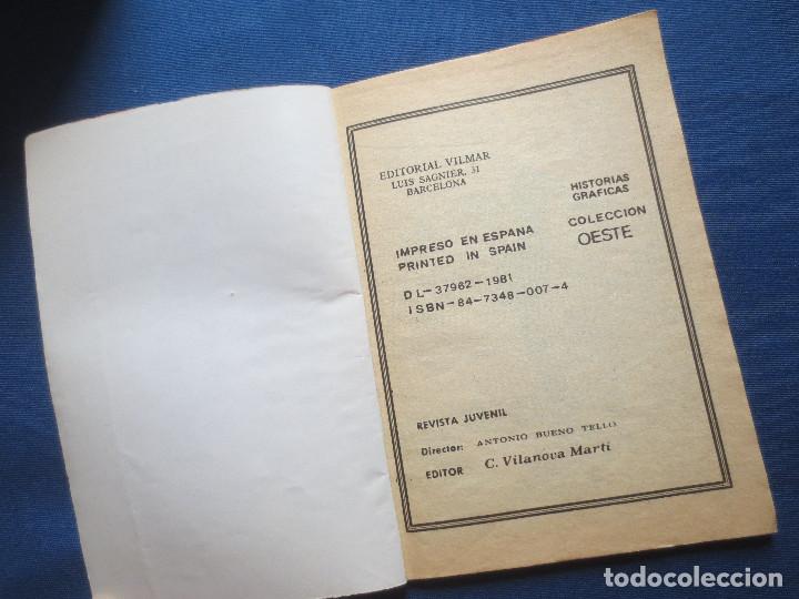 Tebeos: DAKOTA OESTE - SIN NUMERAR - SENDAS DE MUERTE - EDITORIAL VILMAR 1981 - Foto 2