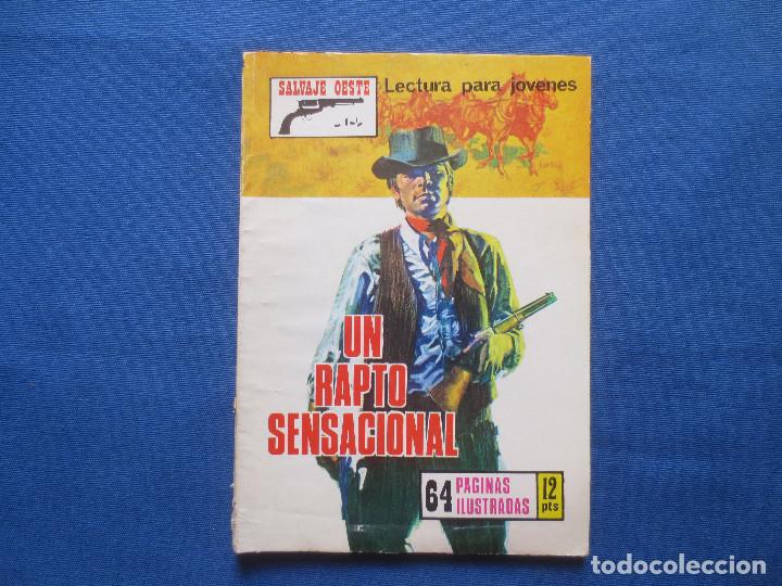 Tebeos: SALVAJE OESTE N.&ordm; 176 UN RAPTO SENSACIONAL - PRODUCCIONES EDITORIALES 1974