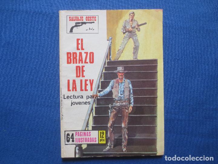 Tebeos: SALVAJE OESTE N.&ordm; 203 EL BRAZO DE LA LEY - PRODUCCIONES EDITORIALES 1974 - DIF&Iacute;CIL DE CONSEGUIR