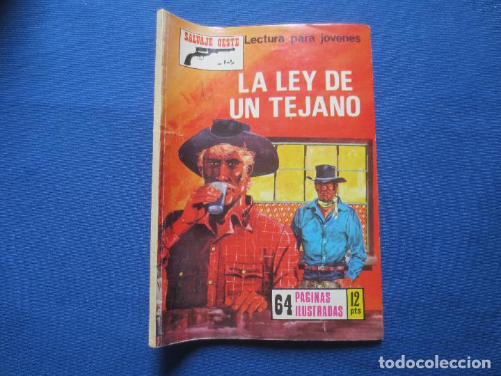 Tebeos: SALVAJE OESTE N.&ordm; 205 LA LEY DE UN TEJANO - PRODUCCIONES EDITORIALES 1974 - DIF&Iacute;CIL DE CONSEGUIR