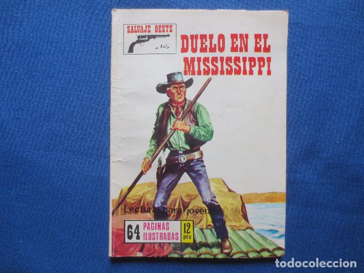 Tebeos: SALVAJE OESTE N.&ordm; 220 DUELO EN EL MISSISSIPPI - PRODUCCIONES EDITORIALES 1975