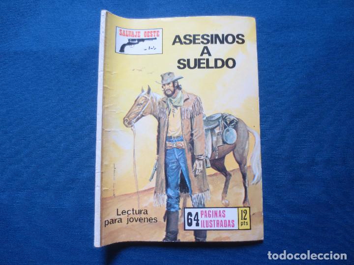Tebeos: SALVAJE OESTE N.&ordm; 240 ASESINOS A SUELDO - PRODUCCIONES EDITORIALES 1976 - DIF&Iacute;CIL DE CONSEGUIR
