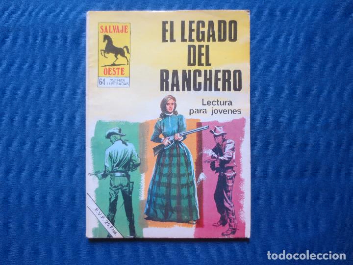 Tebeos: SALVAJE OESTE N.&ordm; 308 EL LEGADO DEL RANCHERO - PRODUCCIONES EDITORIALES 1980