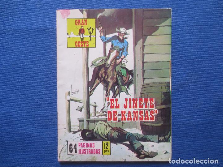 Tebeos: GRAN OESTE N.&ordm; 168 EL JINETE DE KANSAS - PRODUCCIONES EDITORIALES 1974