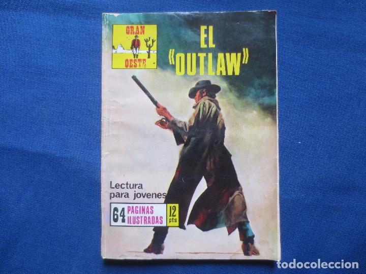 Tebeos: GRAN OESTE N.&ordm; 191 EL OUTLAW - PRODUCCIONES EDITORIALES 1975