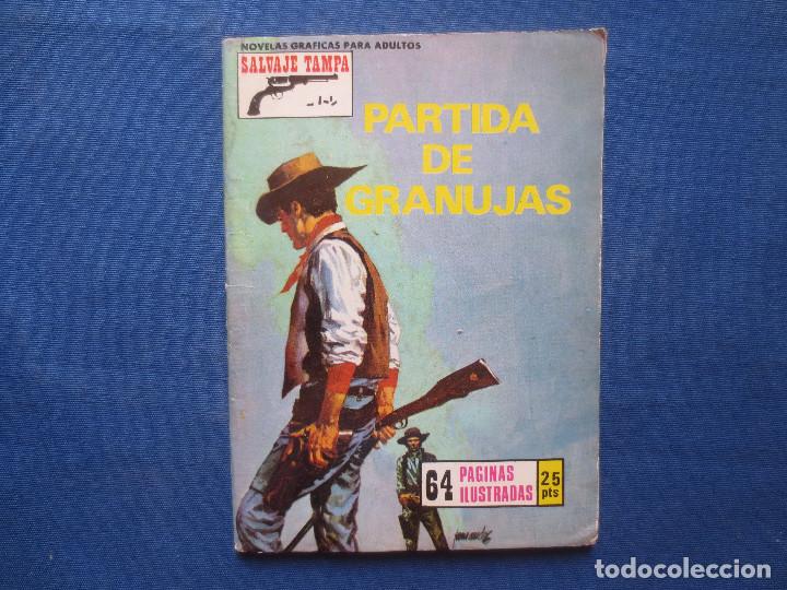 Tebeos: SALVAJE TAMPA N.&ordm; 106 PARTIDA DE GRANUJAS - PRODUCCIONES EDITORIALES 1974