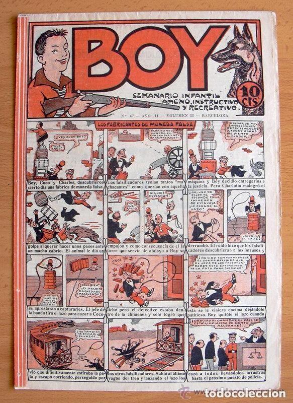 Tebeos: Boy n&ordm; 67 - Editorial Gato Negro 1928 - Foto 1