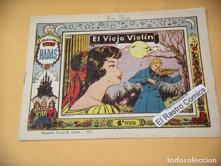 Tebeos: Colecci&oacute;n tres hadas n&ordm; 159, El viejo viol&iacute;n, ed. Indedi, ercom