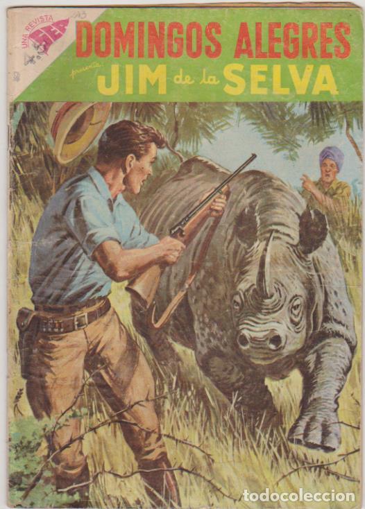 Tebeos: Domingos Alegres n&ordm; 243. Jim de la Selva. Novaro 1958. - Foto 1