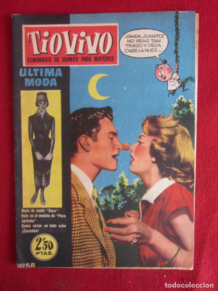 Tebeos: Tio Vivo n&ordm; 58 A&ntilde;o II. Ed. Crisol. 1958