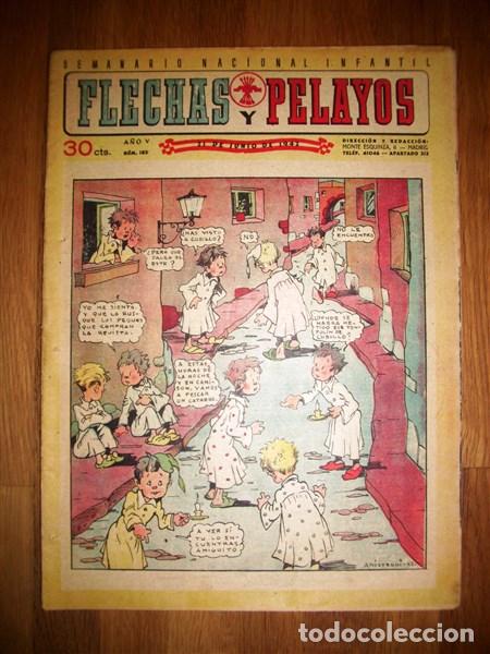 Tebeos: FLECHAS Y PELAYOS. A&ntilde;o V ; N&ordm; 185 ; 21 de junio de 1942 - Foto 1