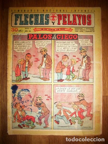 Tebeos: FLECHAS Y PELAYOS. A&ntilde;o V ; N&ordm; 186 ; 28 de junio de 1942 - Foto 1