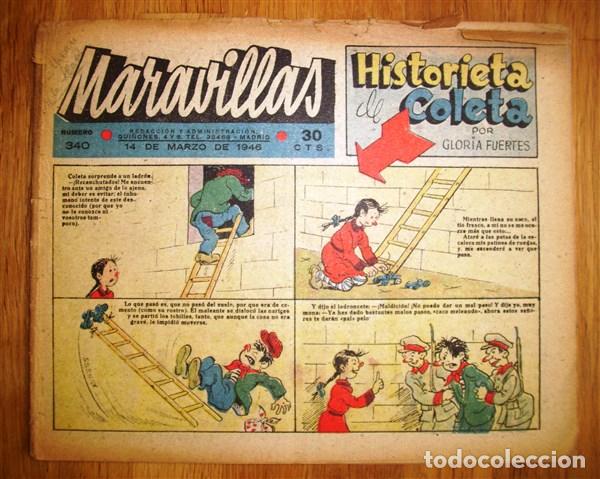 Tebeos: MARAVILLAS. N&ordm; 340 ; 14 de marzo de 1946 - Foto 1