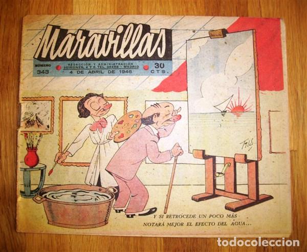Tebeos: MARAVILLAS. N&ordm; 343 ; 4 de abril de 1946 - Foto 1
