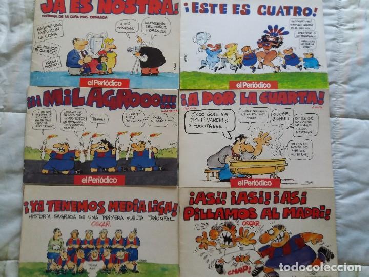 Tebeos: FCB Oscar liga y Copa del Bar&ccedil;a 91a 93. 8 c&oacute;mics sin uso - Foto 1