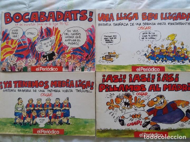 Tebeos: FCB Oscar liga y Copa del Bar&ccedil;a 91a 93. 8 c&oacute;mics sin uso - Foto 2