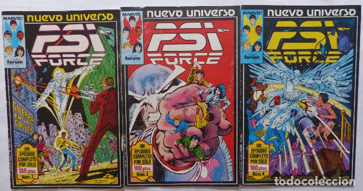 Tebeos: Lote 3 comics PSI Force,nuevo universo,Numeros 2,3,4 - Foto 10