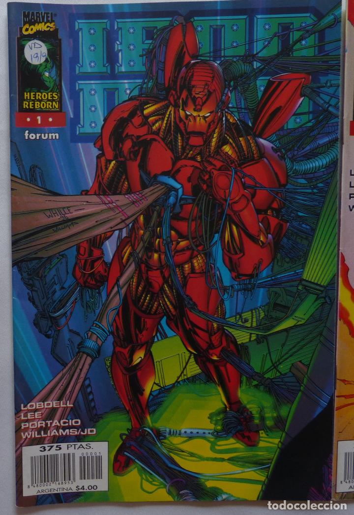Tebeos: Lote 3 comics Iron Man,Numeros 1,2 y 6.Marvel Comics,Forum - Foto 5