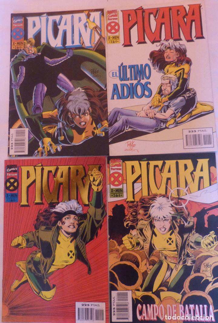 Comics: Comic picara,Lote de 4 numeros de 4,X-Men,Forum