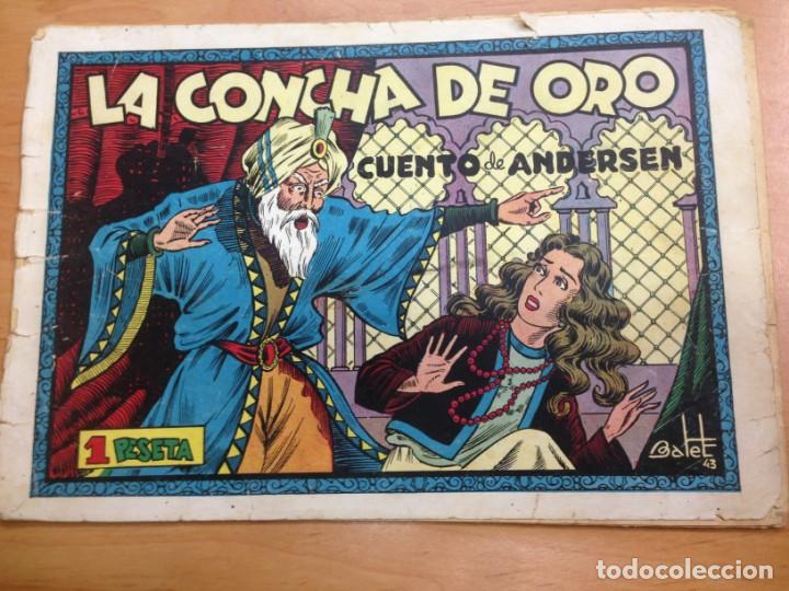 Tebeos: COMIC ORIGINAL COLECCION CUADERNOS SELECTOS EDITORIAL CISNE LA CONCHA DE ORO - Foto 1