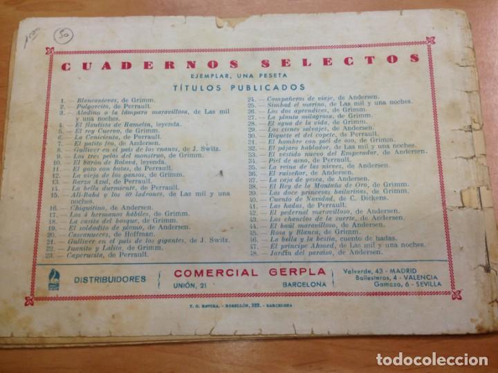 Tebeos: COMIC ORIGINAL COLECCION CUADERNOS SELECTOS EDITORIAL CISNE LA CONCHA DE ORO - Foto 2