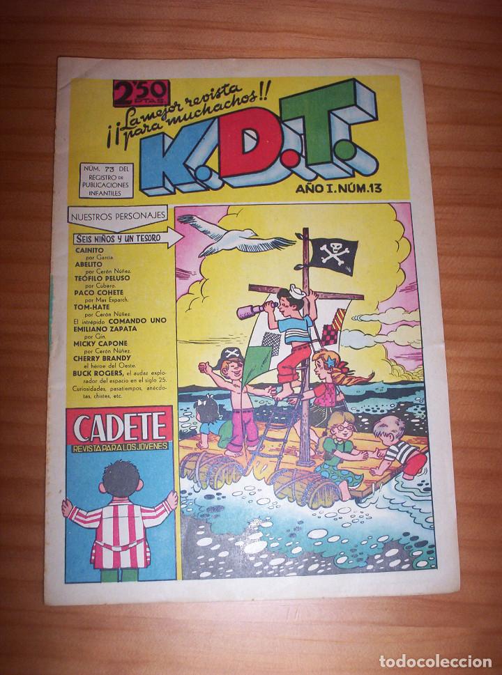 Tebeos: K.D.T. - N&Uacute;MERO 13 - MUY BUEN ESTADO - Foto 1