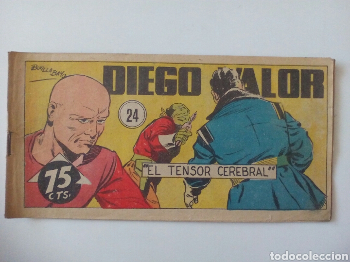 Tebeos: DIEGO VALOR N 24. EL TENSOR CEREBRAL. PRIMERA EDICI&Oacute;N. - Foto 1