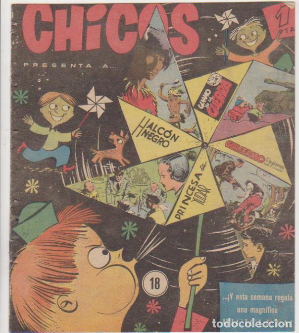 Tebeos: Chicos n&ordm; 18. Cid 1954 - Foto 1