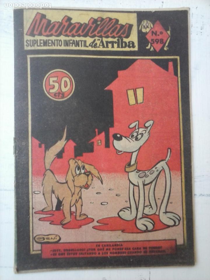 Tebeos: MARAVILLAS SUPLEMENTO INFANTIL DE ARRIBA N&ordm; 598 - DIBUJOS BENI, GRANERO ETC