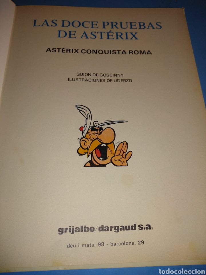 Tebeos: Las doce pruebas de Asterix, Dargaud a&ntilde;o 1980 - Foto 3